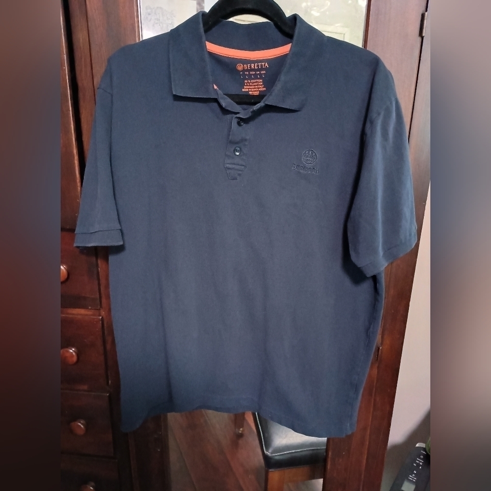 Blue Beretta Corporate Polo_Large
